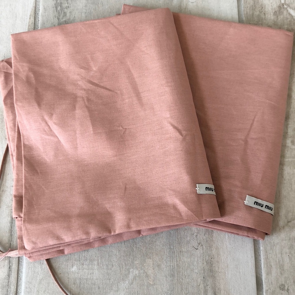 MIU MIU Shoe Dustbags